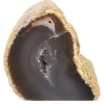 Přírodní kámen Achát geoda s dutinou 273g