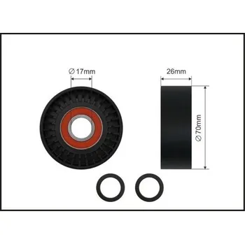 Napínací kladka, žebrovaný klínovy řemen CAFFARO 01-86