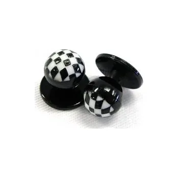 Gastro oděv Knoflíky do Rondonu PEPITO černá kostka Barva: černá kostka