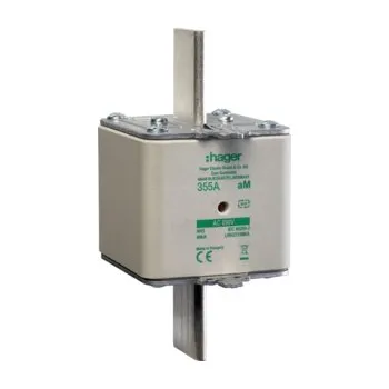 HAGER Pojistka LNH3355M6A nožová NH3 355A 690V dvojitá LNH3355M6A