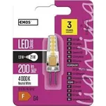 Emos LED žárovka Classic JC 1,9W G4 neutrální bílá