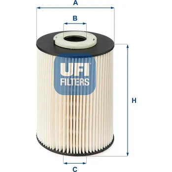 Autodíl Palivový filtr UFI 26.020.00