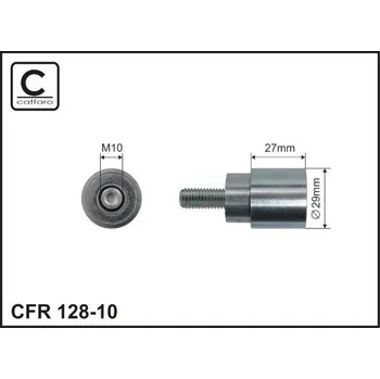 Auto-moto Vratná/vodicí kladka, ozubený řemen CAFFARO 128-10