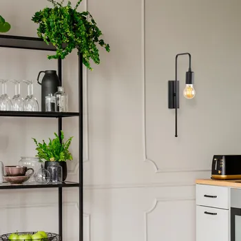 Nástěnné svítidlo ASIR Nástěnné osvětlení MUM černá