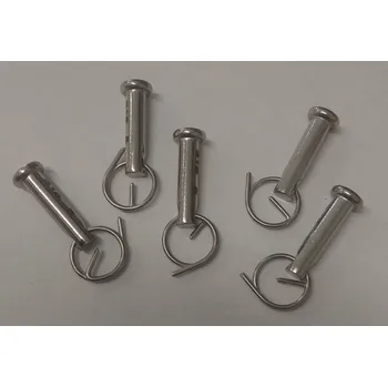 Kolík 8mm pojistný s kroužkem ( nerez A4 )