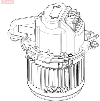 Ventilátor topení a klimatizace vnitřní ventilátor DENSO DEA23023