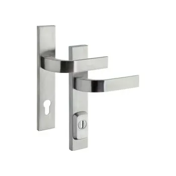 ROSTEX Bezpečnostní kování BK RN4 FONDI (nerez) Provedení: PZ RE (klika pravá/klika pro FAB), Rozteč: 72 mm