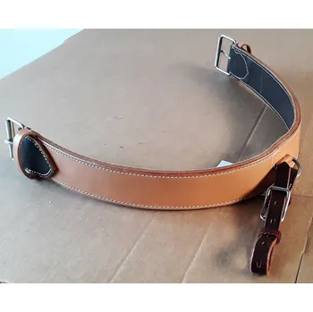 Podbřišník Cattleman´s Zadní kožený podbřišník světlý