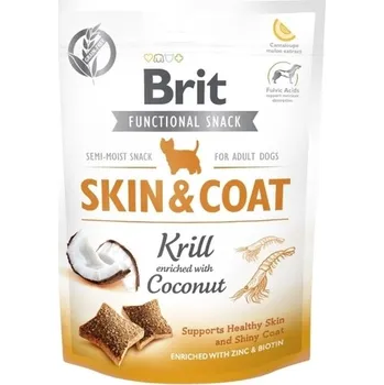 Pamlsek pro psa Brit Care Dog Functional Snack Skin&Coat Krill 150g