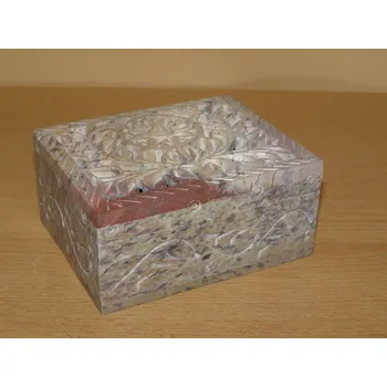 Šperkovnice Šperkovnice vyřezávaná - mastek obdélník s20