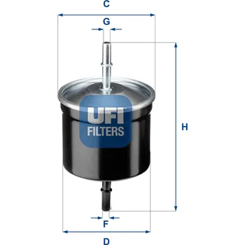 Autodíl Palivový filtr UFI 31.811.00