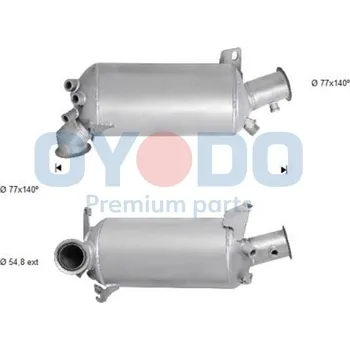 Filtr pevných částic Filtr sazových částic, výfukový systém OYODO 20N0037-OYO