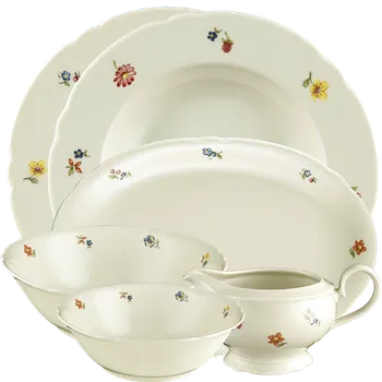 jídelní souprava Seltmann Weiden 001.295914 16 ks tmavě krémová