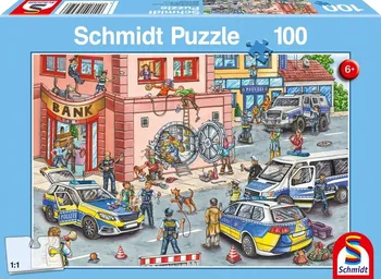 Puzzle Schmidt Policie v akci 100 dílků