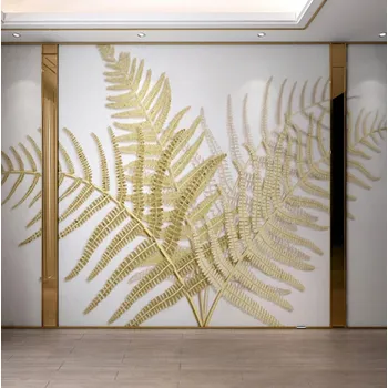 Fototapeta Solution Media 3D tapeta - Zlaté kapradí MU3575 6 - Samolepící tapeta - 380-450g/m2