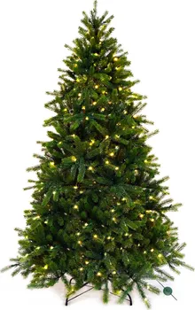 Vánoční stromek Merlin vánoční 3D jedle s LED s osvětlením 210 cm
