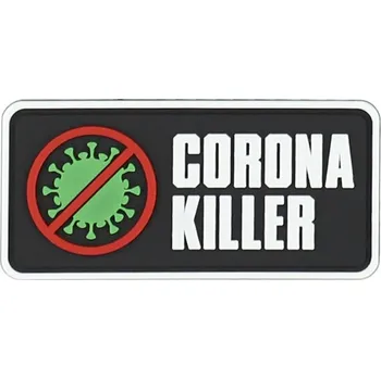 Nášivka 101. INC Nášivka CORONA KILLER 3D PVC Velcro
