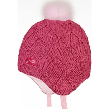 Čepice Kojenecká Merino čepice Dráče Vivo Růžová Obvod: 44 - 46 cm