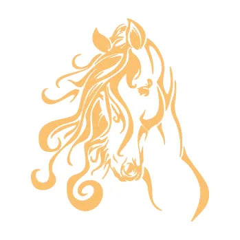 Samolepící dekorace SAMOLEPKA Kůň 094 levá (08 - béžová) NA AUTO, NÁLEPKA, FÓLIE, POLEP, TUNING, VLASTNÍ TEXT, TISK, AUTOSAMOLEPKY.cz, POLEPY, OBRÁZEK, LOGO, SAMOLEPKY