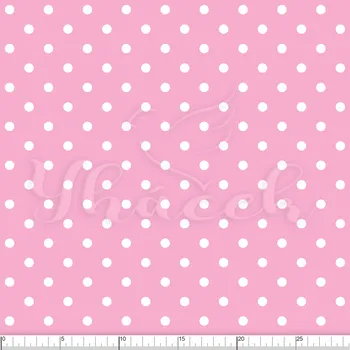 Zakázkový tisk, softshell, kočárkovina... Velký puntík na růžové Látky k tisku: Microfirba