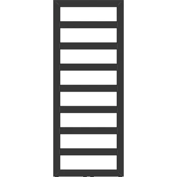 Radiátor Koupelnový radiátor GLASGOW černá barva, Černá , 60 cm, 170 cm DOPRAVA ZDARMA
