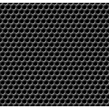 Voskovaný pytlík Chlebárna 40 x 30 cm - černá mřížka, 1 ks