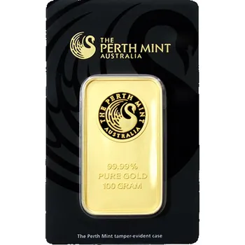 100g Perth Mint Investiční zlatý slitek