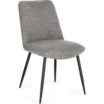 Jídelní židle BIZZOTTO Jídelní židle CORA šedá černé nohy 0730122
