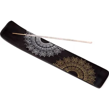 Vonná tyčinka Stojánek na vonné tyčinky černý -Mandala