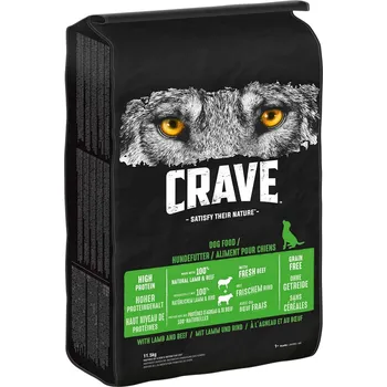 Krmivo pro psa CRAVE Adult jehněčí a hovězí maso 11,5 kg