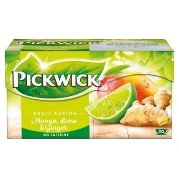 Čaj Ovocný čaj Pickwick - mango, limeta a zázvor, 20x 1,75 g