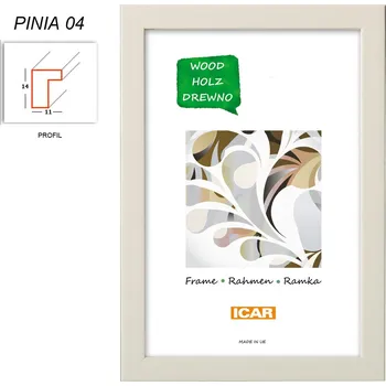Digitální fotorámeček Rámeček dřevěný Icar PINIA 04 18x24 béžový