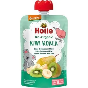 Kojenecká výživa Holle Koala Pyré hruška, banán, kiwi 100g bio