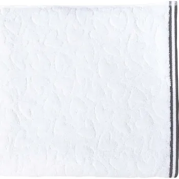 Osuška Bastion Collections OSUŠKA L, white edge dark grey, 70x140cm CV-TOWEL-L-203-WH-G
