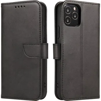 Pouzdro na mobilní telefon Forcell Kožené flipové pouzdro Magnet Case pro Oppo Find X5 Pro , černá, 9145576254905