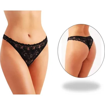 Kalhotky Jolidon - Krajkové brazilky Elena - S/černá