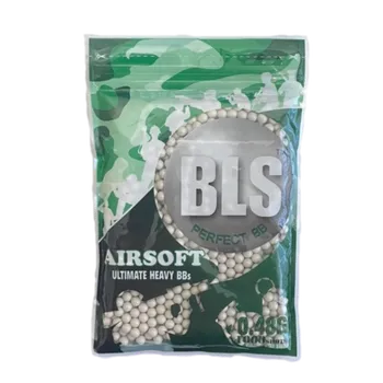 Airsoftová kulička Airsoft kuličky BB BLS BIO Precision 0.48g/1000 (bílé)