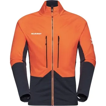 Pánská softshellová bunda Mammut Mammut Eiger Nordwand ML Hybrid Jacket Men Barva - Velikost: Oranžová - XXL