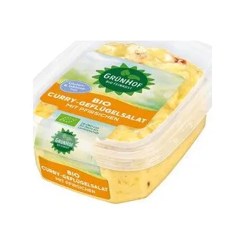 Rostlinná pomazánka Grünhof Kuřecí kari salát 125g bio