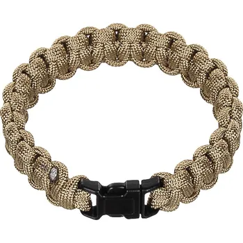Vybavení pro přežití MFH Náramek Paracord - coyote (M)