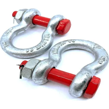 Upínací popruh Ganas spol. s.r.o. Třmen HC2 Pevnostní (typ Omega) se zajištěním maticí Nosnost: 9500 kg, Délka: velikost - I 1/8 palce m, Šířka pásu: Pevnostní mm