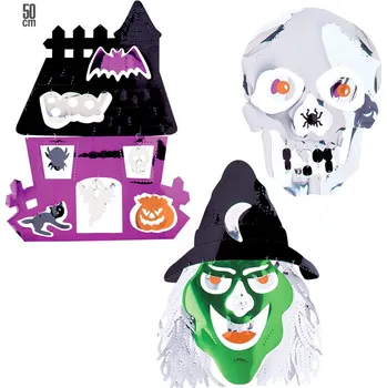 Karnevalový doplněk Dekorace na zavěšení (halloween, pálení čarodějnic ap.)