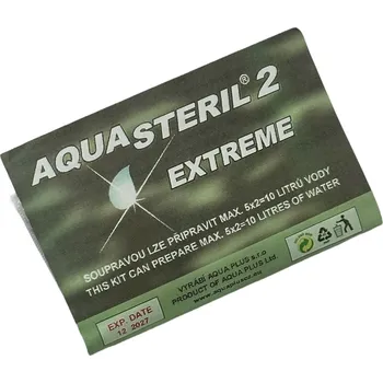 vodní filtr AQUA PLUS s.r.o. AQUASTERIL Extreme Desinfikace vody 5x2L (ARMY)