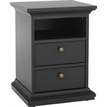 Noční stolek, šedá, PARIS 70302