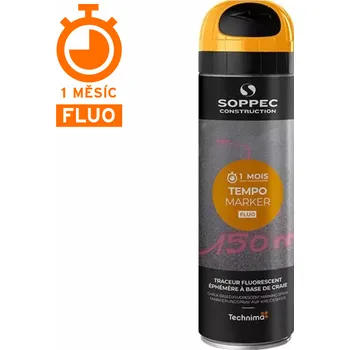 Barva ve spreji Fluorescenční sprej TEMPO MARKER - oranžový Sprej 500ml