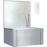 Dřez na mytí rukou z nerezové oceli s…