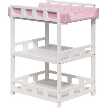 přebalovací pult a komoda Scarlett Přebalovací pult Buno Bílý - Galaxy - Růžové