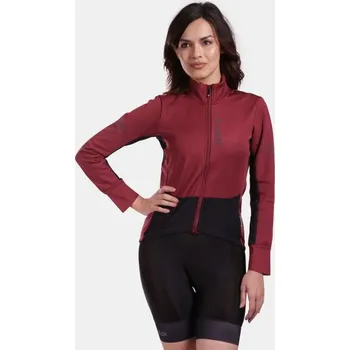 Dámská softshellová bunda KILPI VELOVER-W Tmavě červená 34