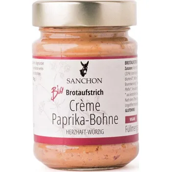 Rostlinná pomazánka Sanchon Pomazánka paprika a fazole 190g bio