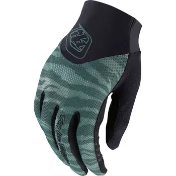 Cyklistické rukavice Rukavice Troy Lee Designs ACE 2.0 dámské TIGER STEEL GREEN (43693901), M
